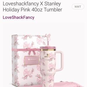 Loveshackfancy Holiday Quencher 40 0Z Stanley